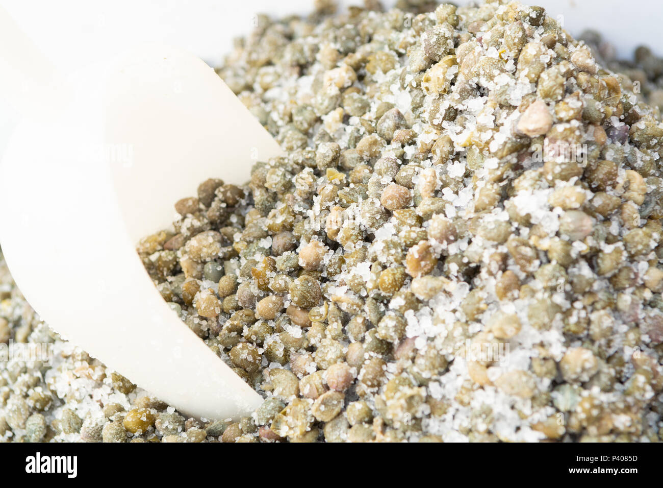 Important ingredient in traditional Italian cuisine, salted capers