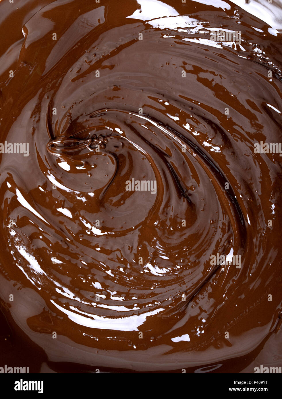 melts black chocolate bar Stock Photo Alamy