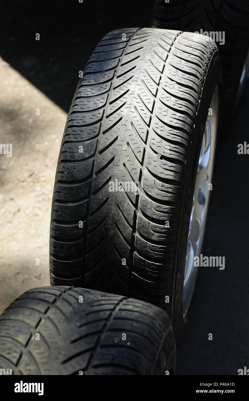 car, wheel, replacement, tires, rims, driving, safety, tread, storage