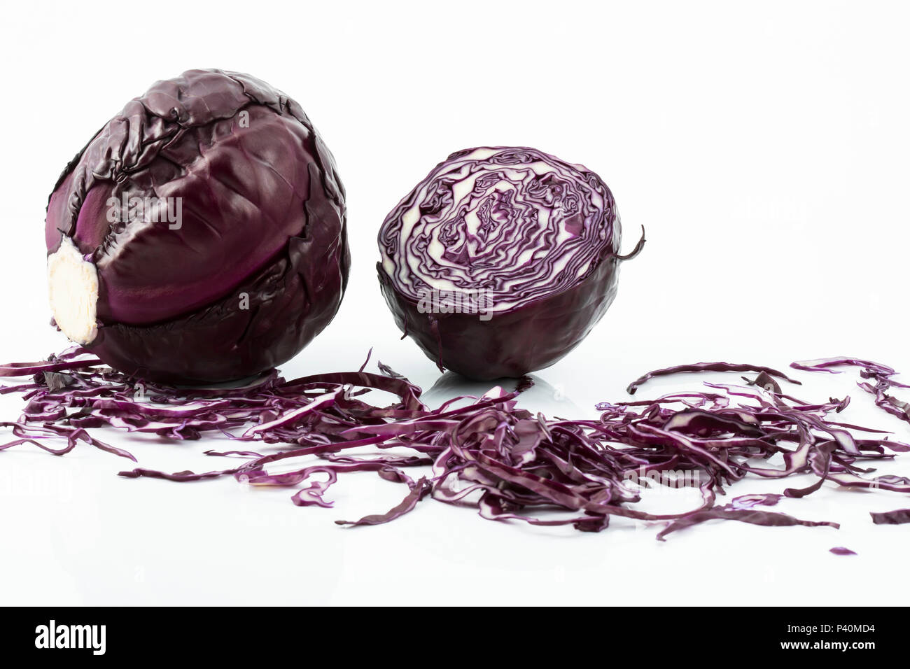 Rotkohl, Blaukraut, Rotkraut Stock Photo - Alamy