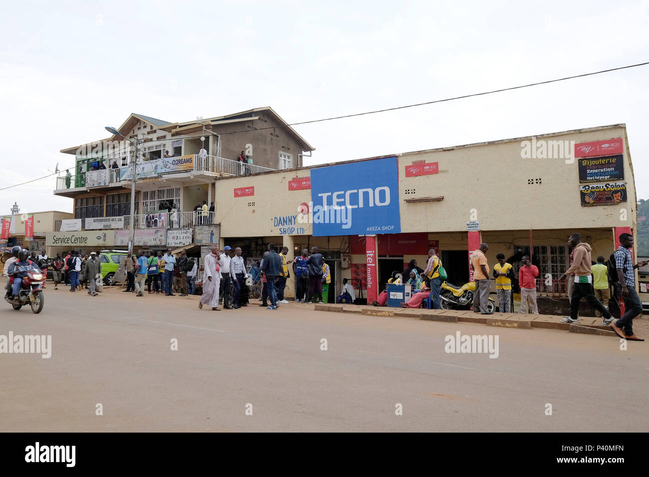 Rwanda, Cyangugu, daily life Stock Photo Alamy