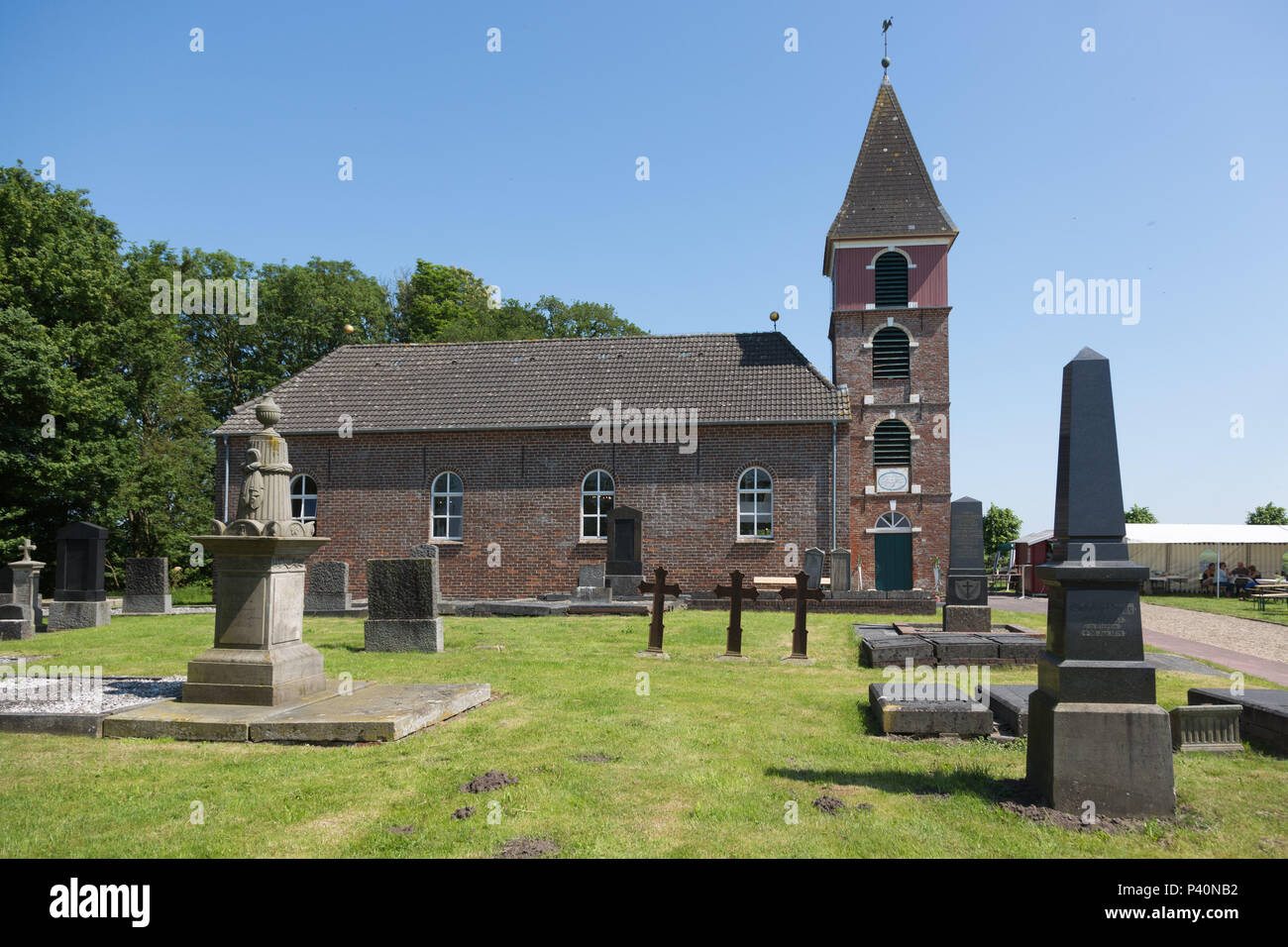 Church Landschaftspolder Bunde Rheiderland Ostfriesland Germany church-landschaftspolder-bunde-rheiderland-ostfriesland-germany