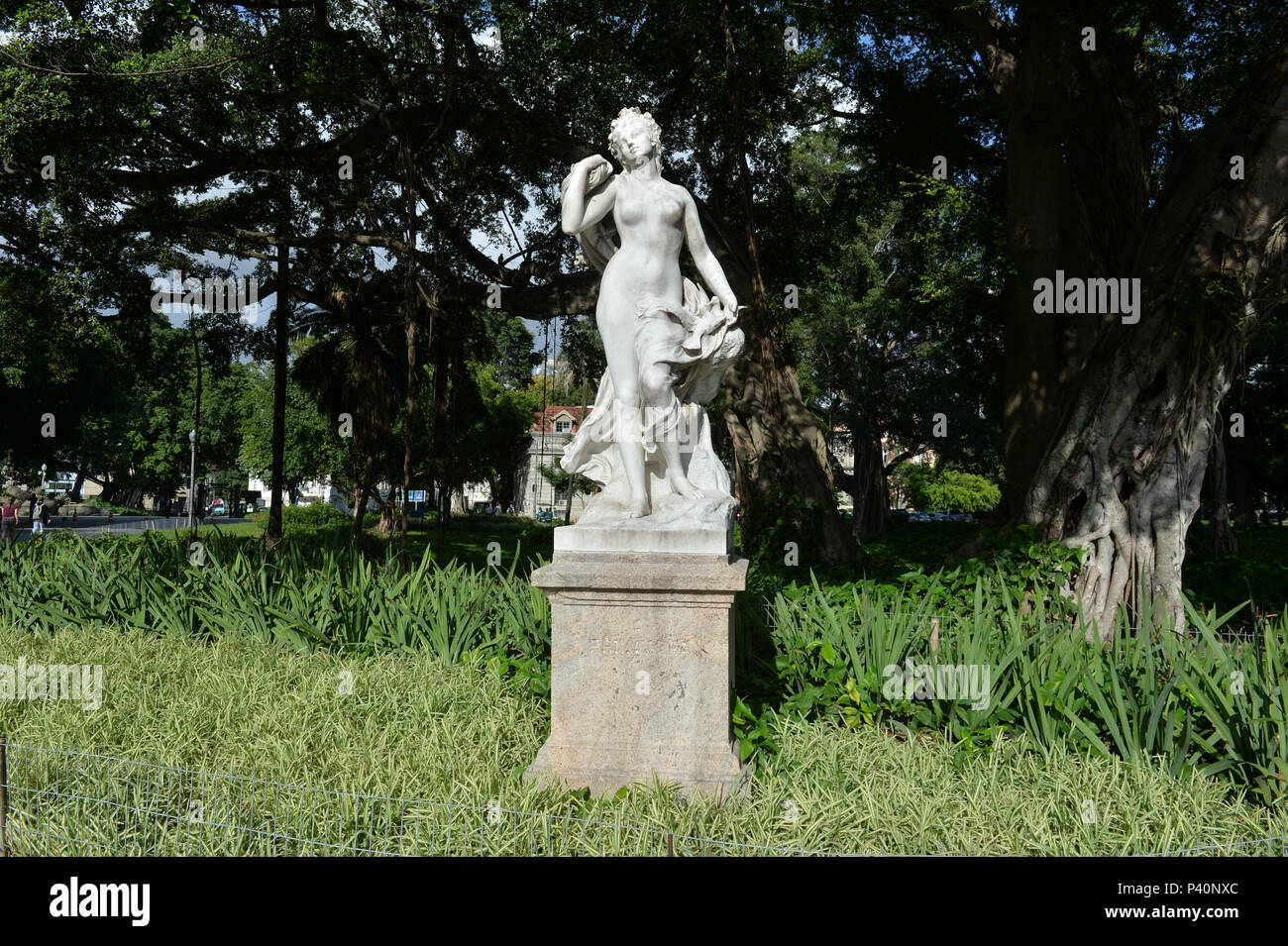 Campo de Santana na região central da Cidade do Rio de Janeiro. Escultura Primavera das quatro Campo de Santana na região central da Cidade do Rio de Janeiro. Escultura Primavera das quatro