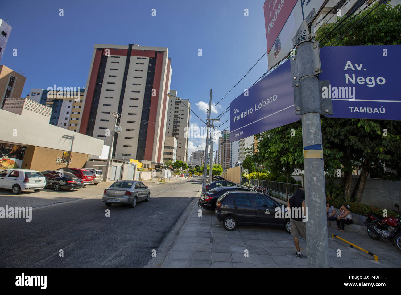 Vista da avenida Monteiro Lobato em João Pessoa, PB Stock Photo - Alamy
