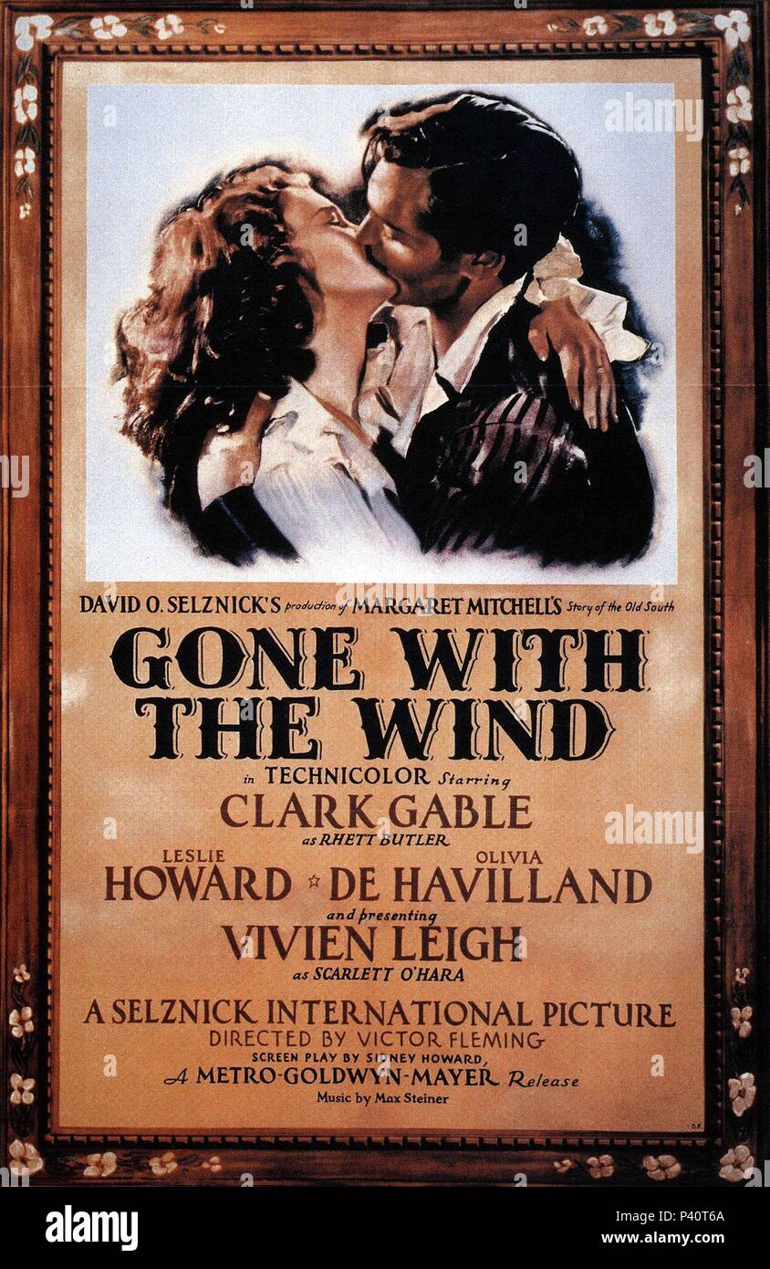 Original Film Title: GONE WITH THE WIND. English Title: GONE WITH THE ...