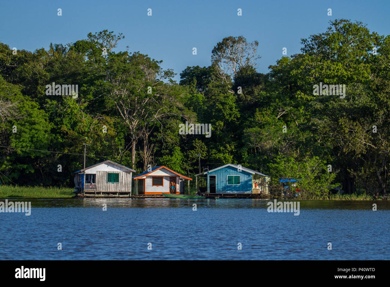 Manaus AM Casas Moradia Casas de madeiras Casas Flutuantes Casas no Rio