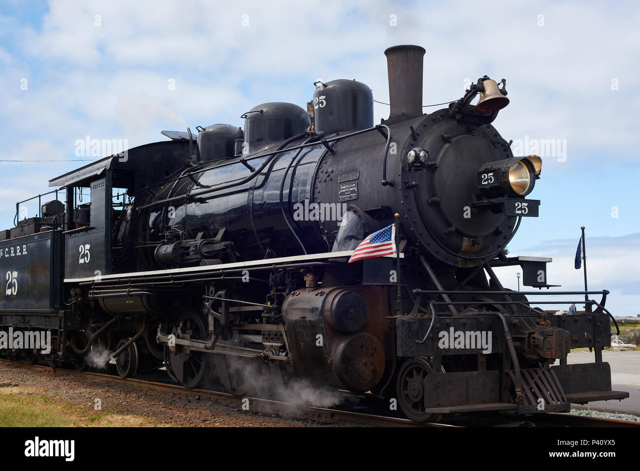 ROCKAWAY BEACH, OREGONJUNE 15, 2018 The old steam operated