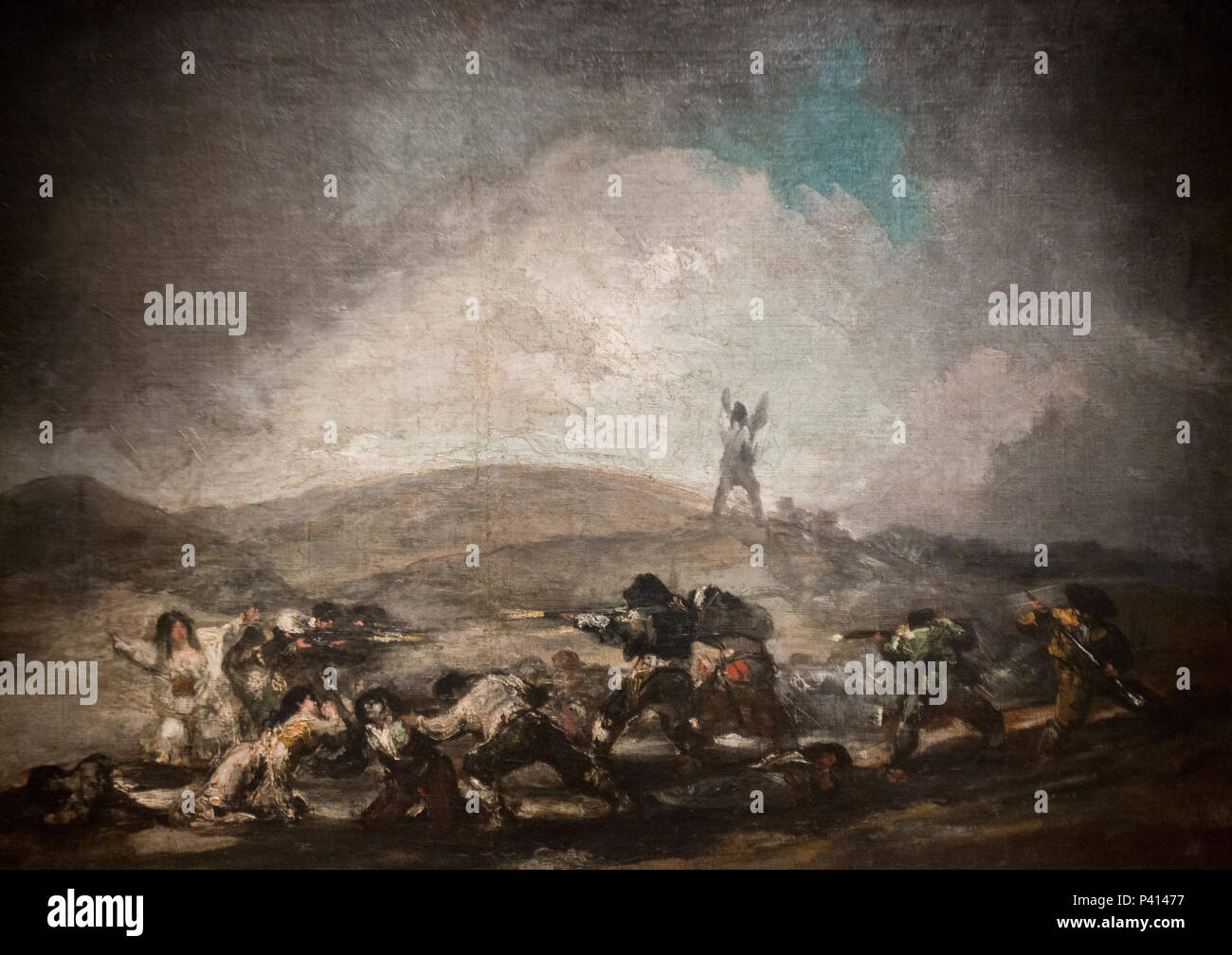 Francisco de Goya y Lucientes - Escena de Guerra (War Scene) 1808 Stock Photo