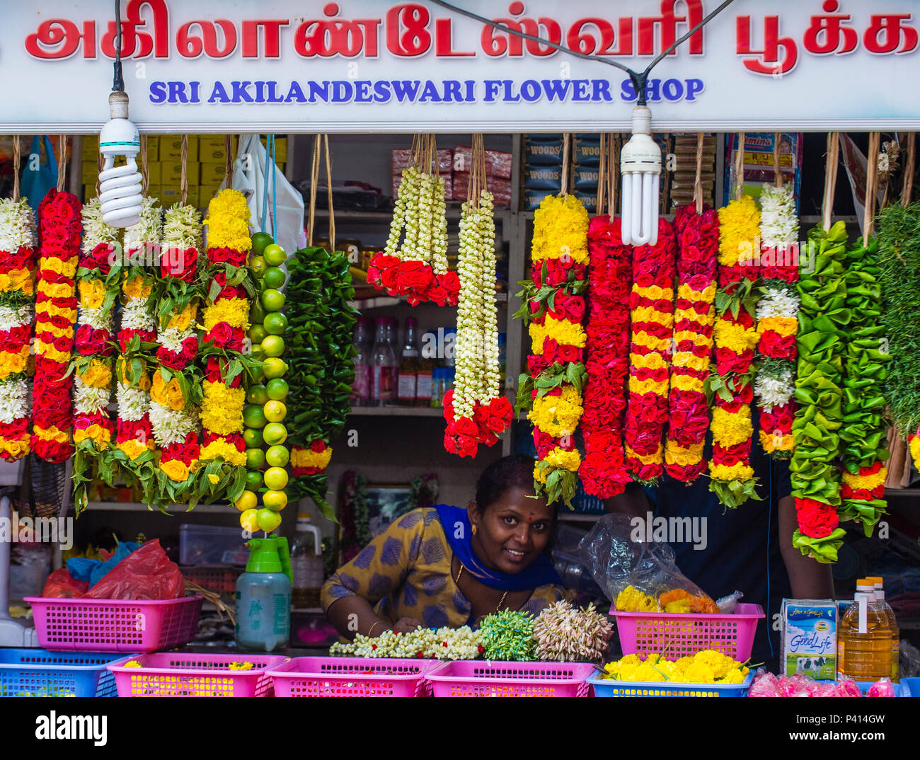 Shop in Little India, Singapore Stock Photo Alamy