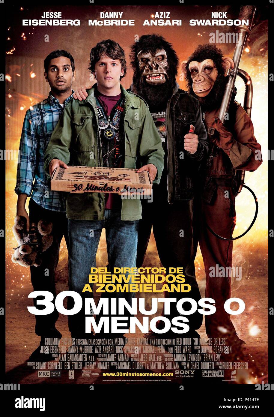 Original Film Title: 30 MINUTES OR LESS. English Title: 30 MINUTES OR LESS.  Film Director: RUBEN FLEISCHER. Year: 2011. Credit: COLUMBIA PICTURES /  Album Stock Photo - Alamy