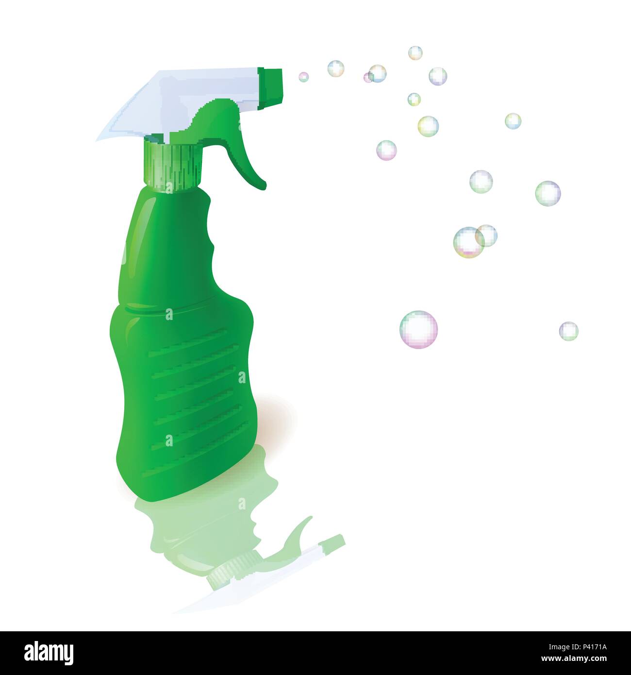 Bottle with sprayer Stock Vector Image & Art - Alamy