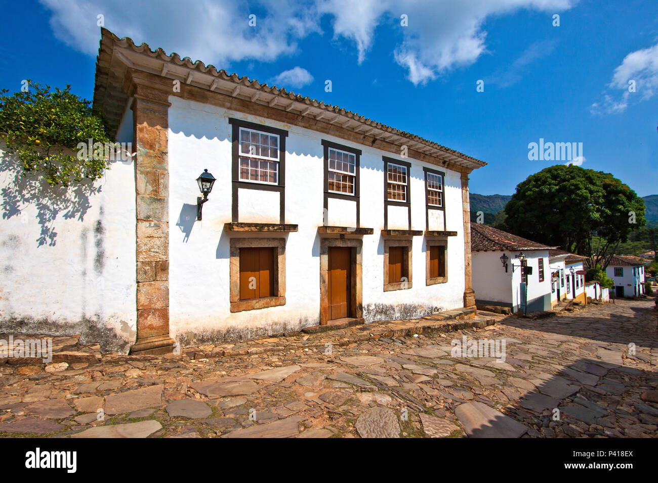 Tiradentes - MG Centro Histórico Cidade Histórica Rua Rua de Pedras  Tiradentes Minas Gerais Brasil Nordeste Stock Photo - Alamy