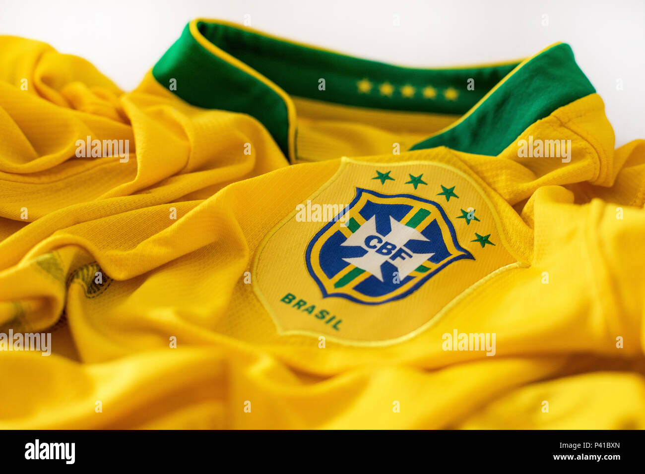 Escudo Camisa da Seleção Brasileira Stock Photo - Alamy