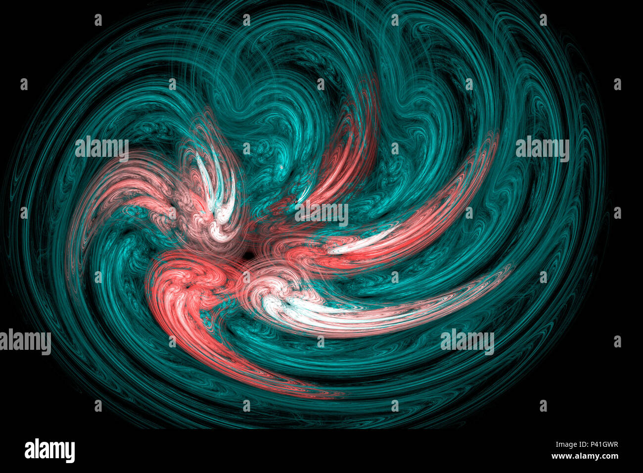 Abstract image : fractal vortex Stock Photo - Alamy