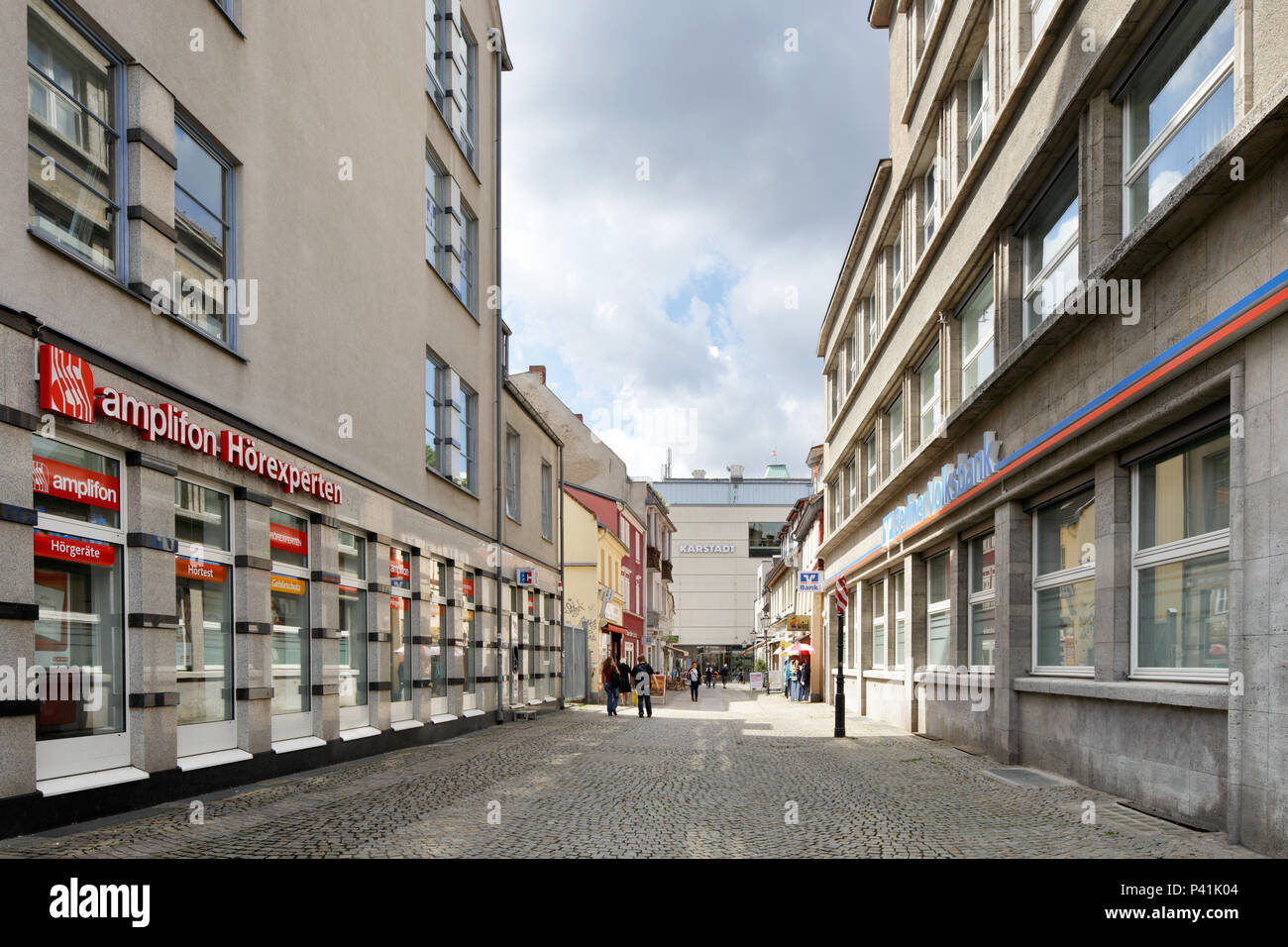 Berlin, Germany, residential and business buildings in Marktstrasse in  Berlin-Spandau Stock Photo - Alamy
