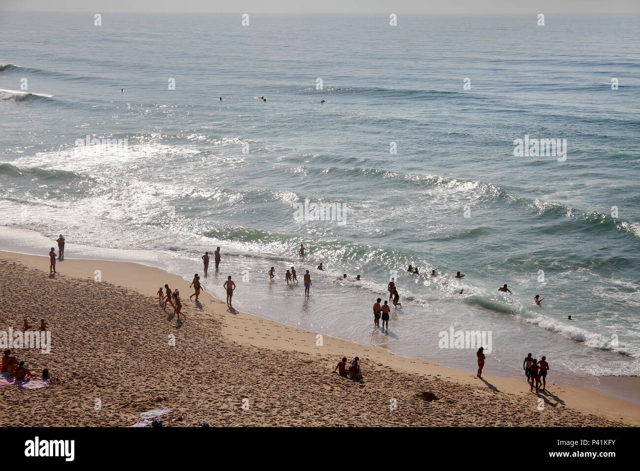 Obidos Portugal Beach At Obidos On The Costa De Prata Stock Photo Alamy