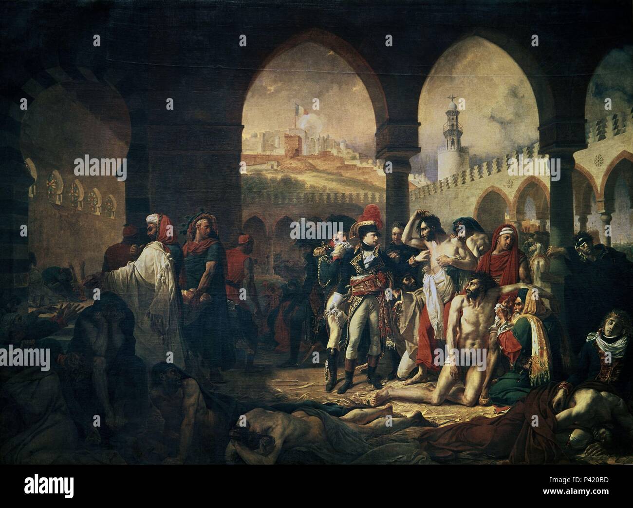 General Bonaparte Visiting The Plague Stricken At Jaffa 1804