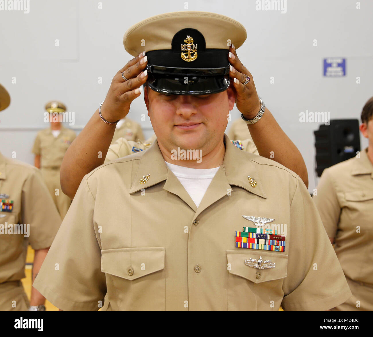 NEWPORT NEWS, Va. (June 6, 2016) Senior Chief Aviation Electronics