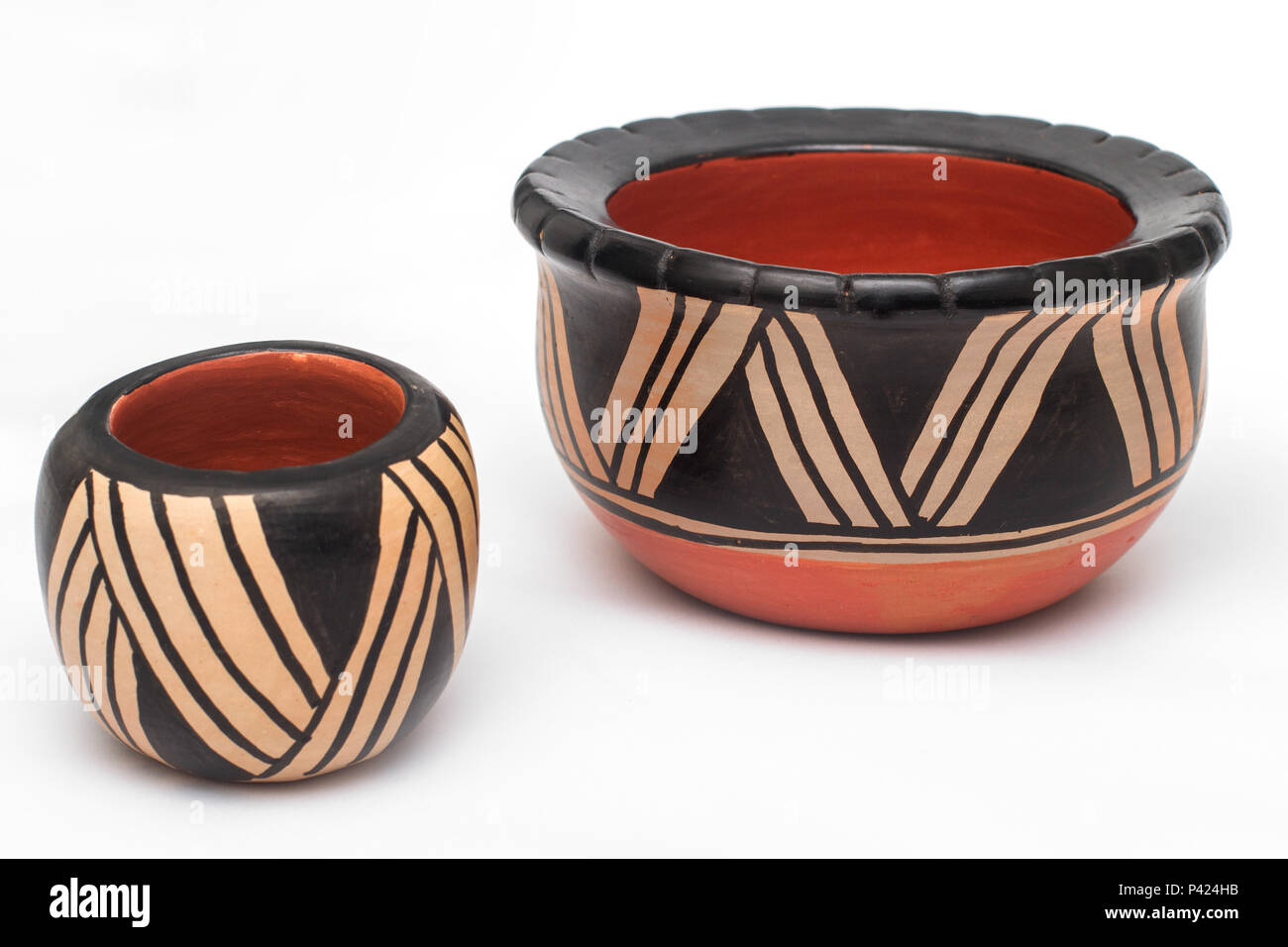 Cerâmica Waura, artesanato da etnia Waurá, Alto Xingú, Mato Grosso, Brasil  Stock Photo - Alamy