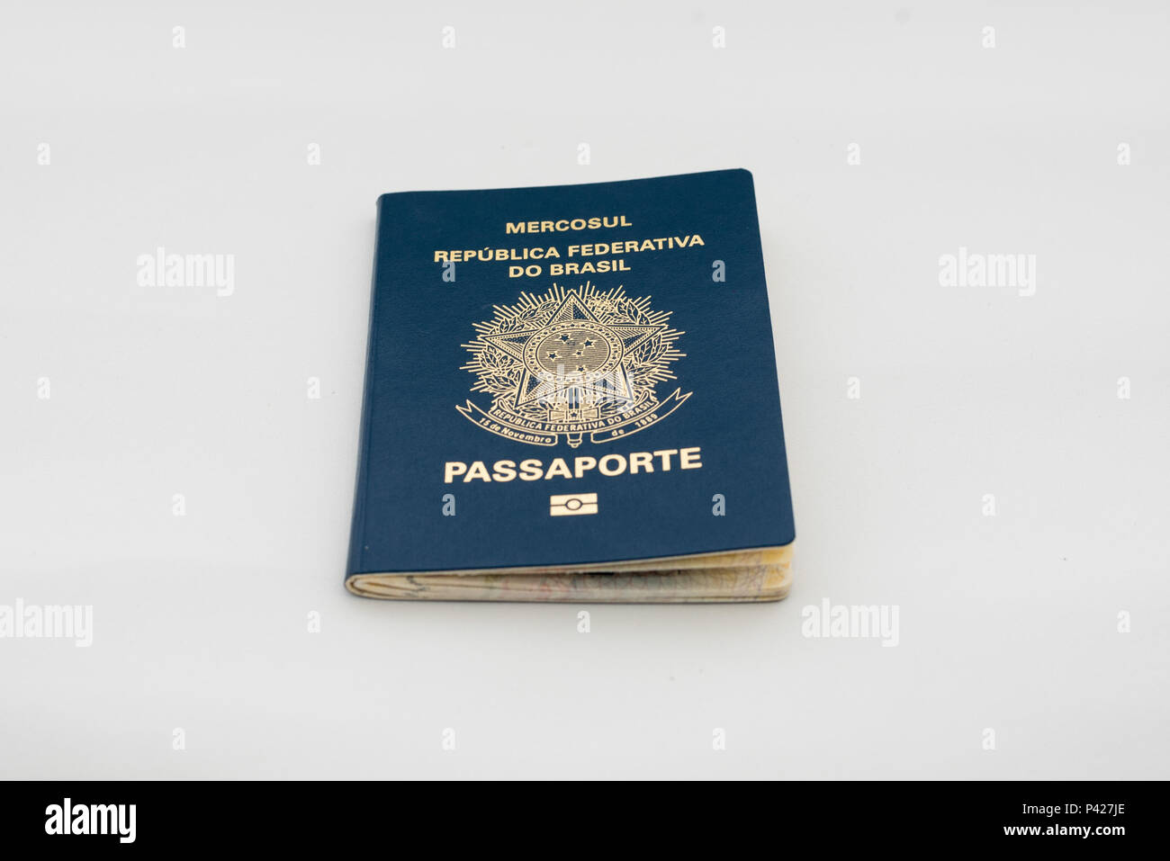 Passaporte brasileiro. Stock Photo
