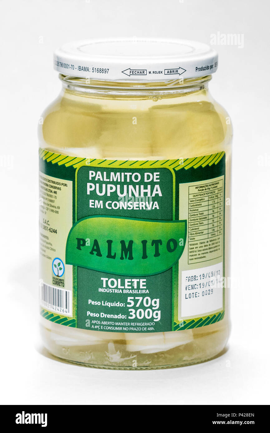 Vidro de palmito de pupunha hi-res stock photography and images - Alamy