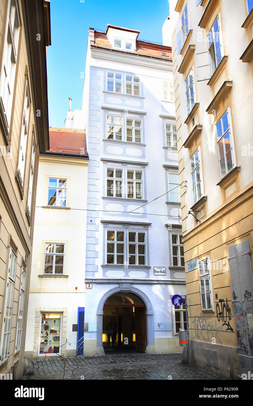 House of Mozart in Vienna, Austria Stock Photo