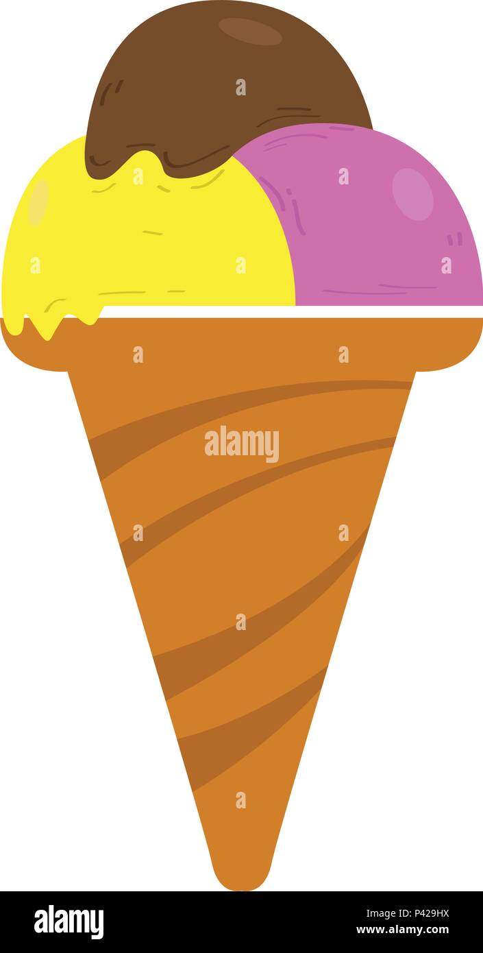 Isolated ice cream icon Stock Vector Image & Art - Alamy