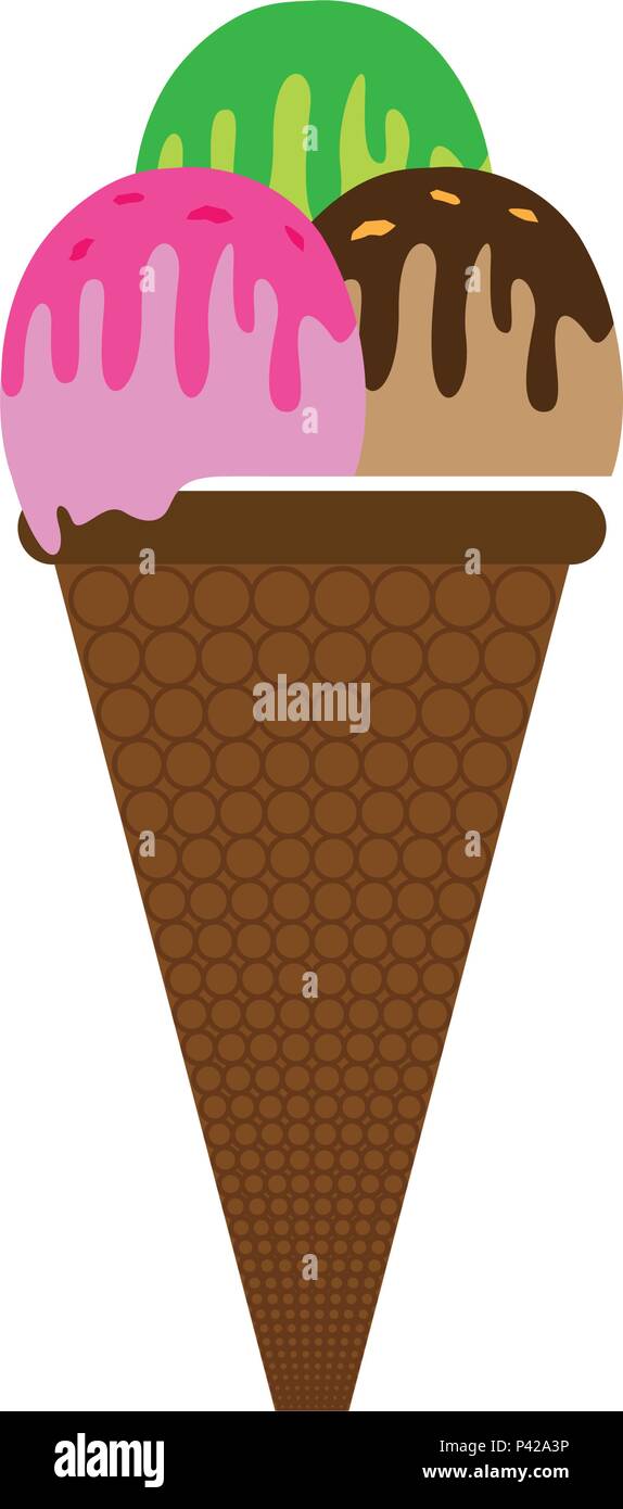 Isolated ice cream icon Stock Vector Image & Art - Alamy