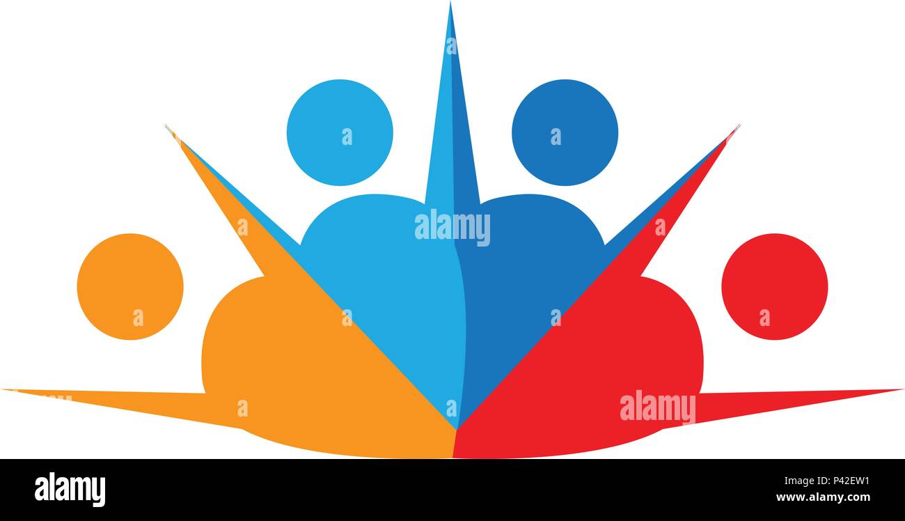 Isolated business teamwork icon Stock Vector Image & Art - Alamy