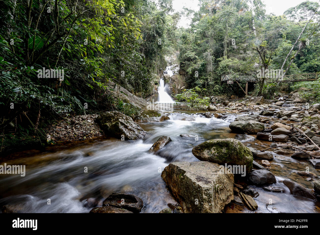 Cachoeira do Parque Estadual do Rio Turvo - NÃºcleo Capelinha. Foto ...