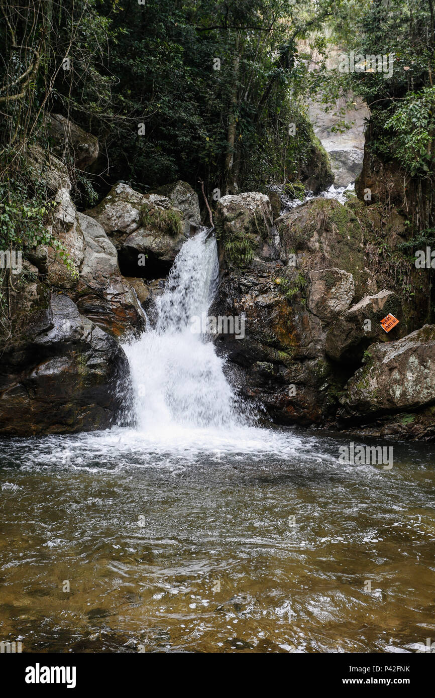 Cachoeira do Parque Estadual do Rio Turvo - NÃºcleo Capelinha. Foto ...