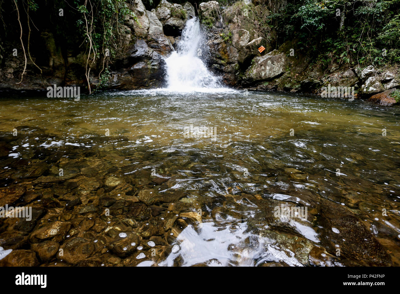Cachoeira do Parque Estadual do Rio Turvo - NÃºcleo Capelinha. Foto ...