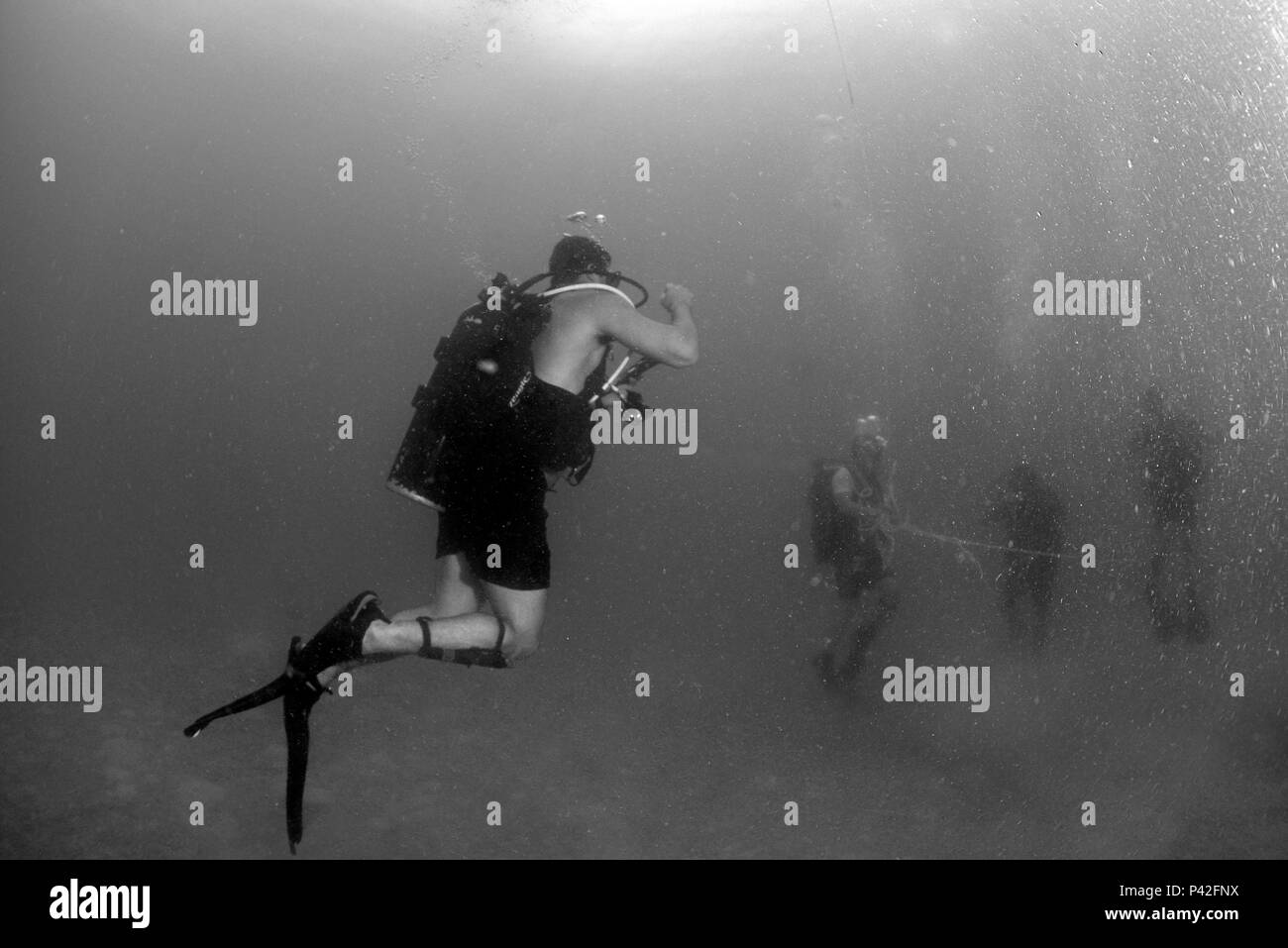 Unexploded ordnance sea Black and White Stock Photos & Images - Alamy
