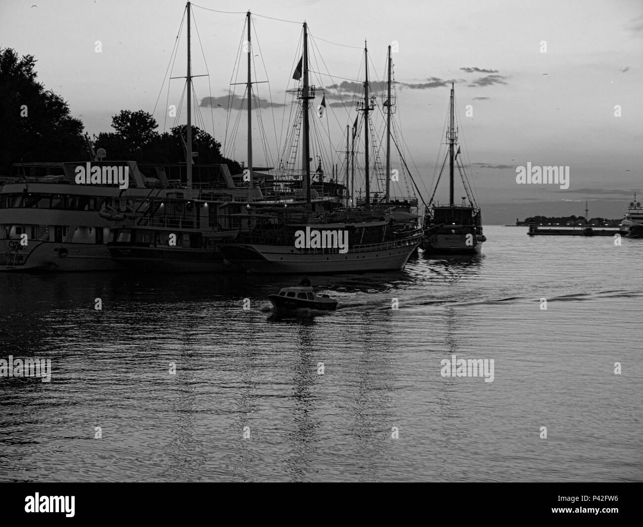 Beauty of nature, sea, seaside, people, travel Stock Photo