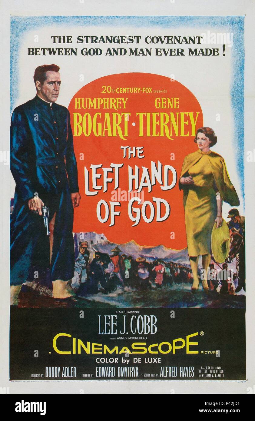 Original Film Title THE LEFT HAND OF GOD. English Title THE LEFT HAND