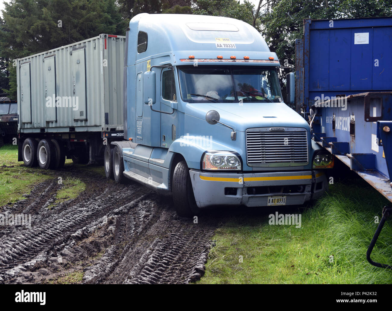 SAN MARCOS, Guatemala The first semitruck of Task Force Red Wolf’s