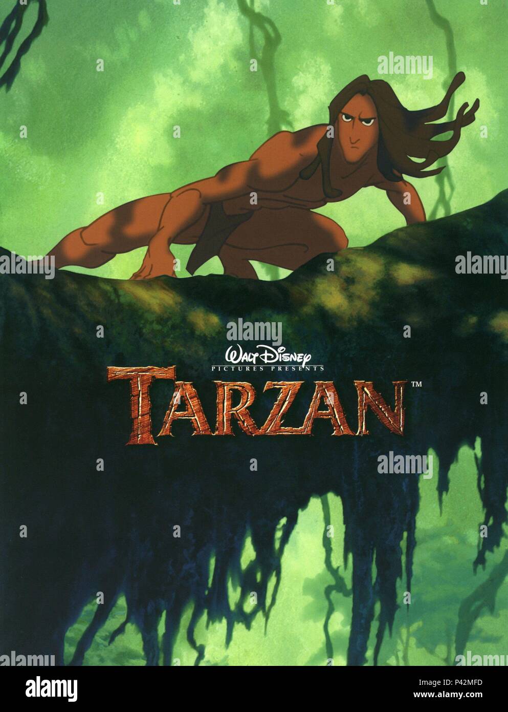 Original Film Title: TARZAN.  English Title: TARZAN.  Film Director: KEVIN LIMA; CHRIS BUCK.  Year: 1999. Credit: BURROUGHS AND DISNEY / Album Stock Photo