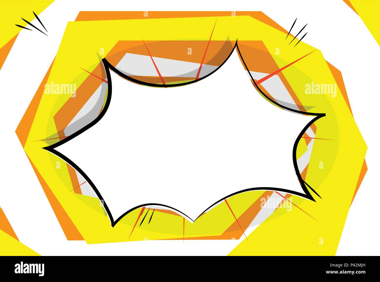 Vector illustrated comic book style abstract background Stock Vector ...