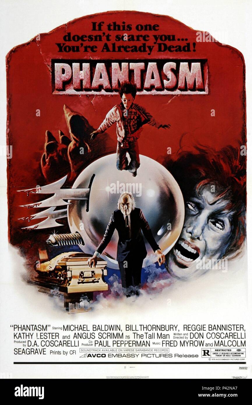 Original Film Title: PHANTASM. English Title: PHANTASM. Film