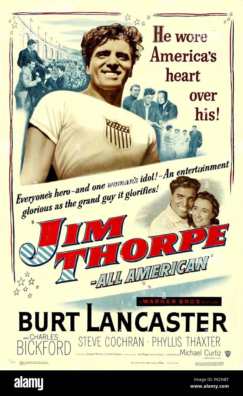 Original Film Title JIM THORPEALLAMERICAN. English Title JIM