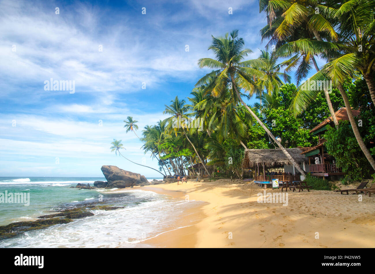 Dalawella beach, Unawatuna, Sri Lanka Stock Photo - Alamy