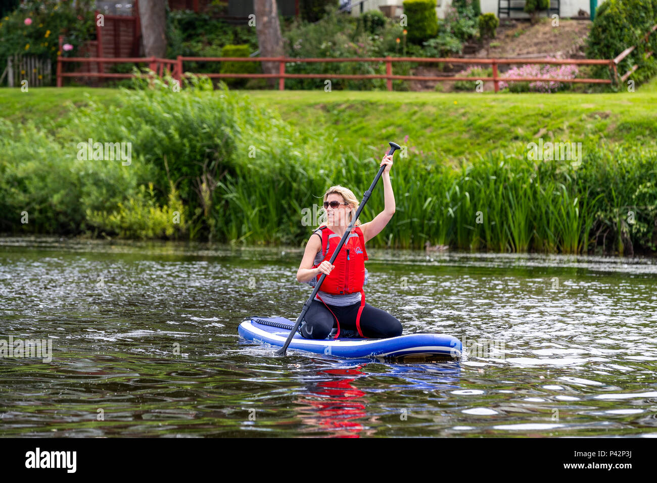 Stand up paddle boarding with Inspire to Adventure on the River Wye at