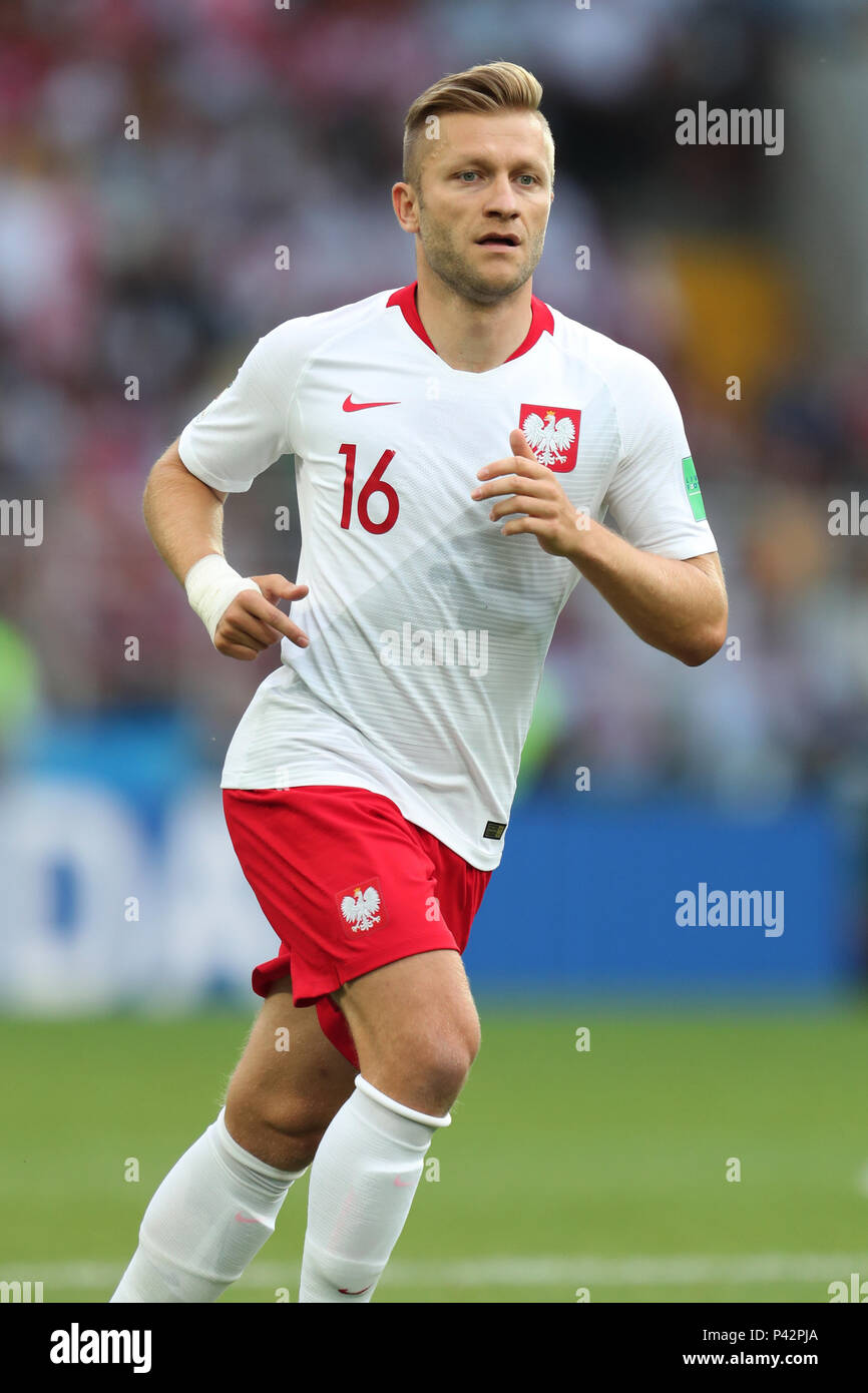 Jakub Blaszczykowski POLAND POLAND V SENEGAL, 2018 FIFA WORLD CUP RUSSIA 19 June 2018 GBC8428 Poland v Senegal 2018 FIFA World Cup Russia Spartak Stadium Moscow STRICTLY EDITORIAL USE ONLY. If The Player/Players Depicted In This Image Is/Are Playing For An English Club Or The England National Team. Then This Image May Only Be Used For Editorial Purposes. No Commercial Use. The Following Usages Are Also Restricted EVEN IF IN AN EDITORIAL CONTEXT: Use in conjuction with, or part of, any unauthorized audio, video, data, fixture lists, club/league logos, Betting, Games or any 'li Stock Photo