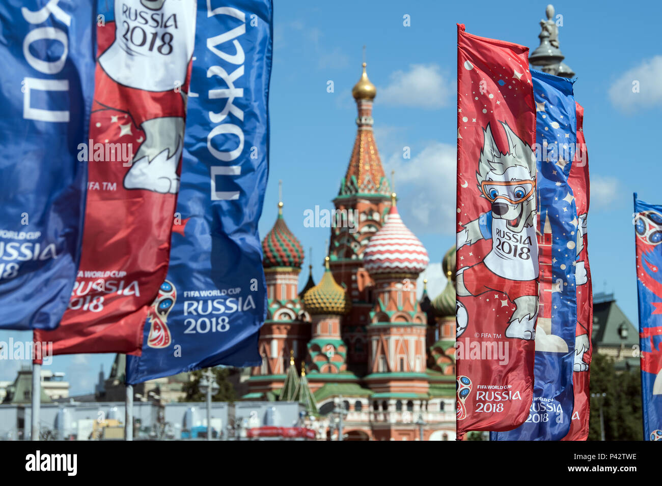 Sochi Russia 20th June 2018 Soccer World Cup Advertising