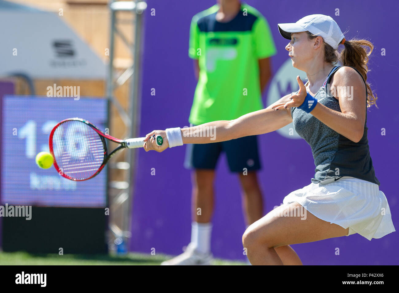 Santa Ponsa, Spain, 19 June 2018, Sports, Tennis Mallorca Open 2018 -Stefanie Voegele (SUI). *** Local Caption *** 00134769 | usage worldwide Credit: dpa/Alamy Live News Stock Photo