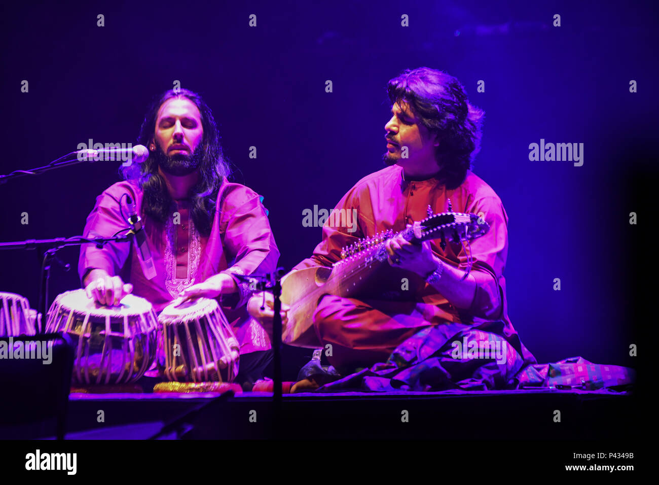 Josh by Salar Nader & Homayoun Sakhi at the Master Musicians of the Aga Khan Music Initiative at the Royal Albert Hall, London, UK on June 20 2018. Stock Photo