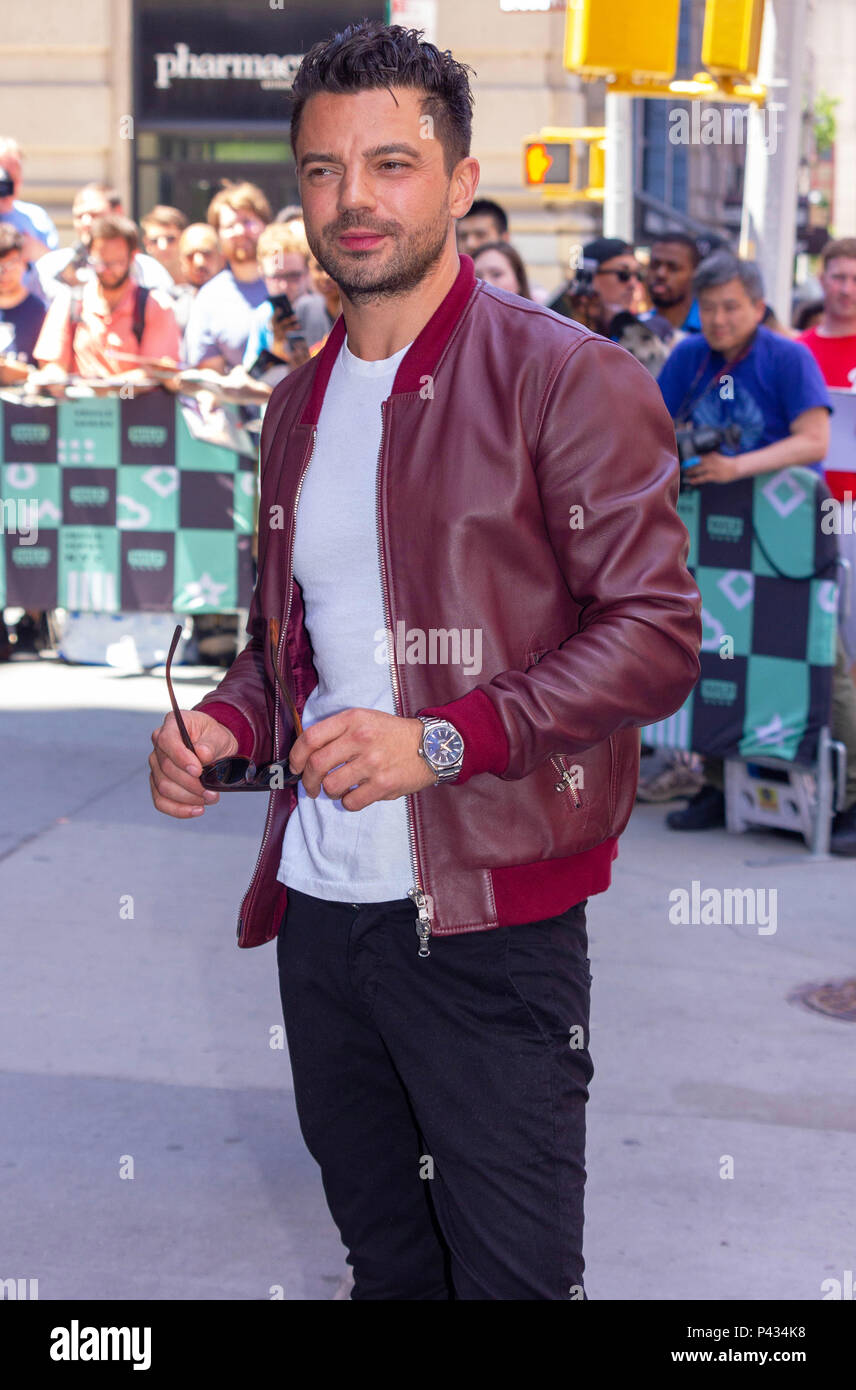 Dominic Cooper sighted at Build Series NYC on June 20, 2018. Stock Photo