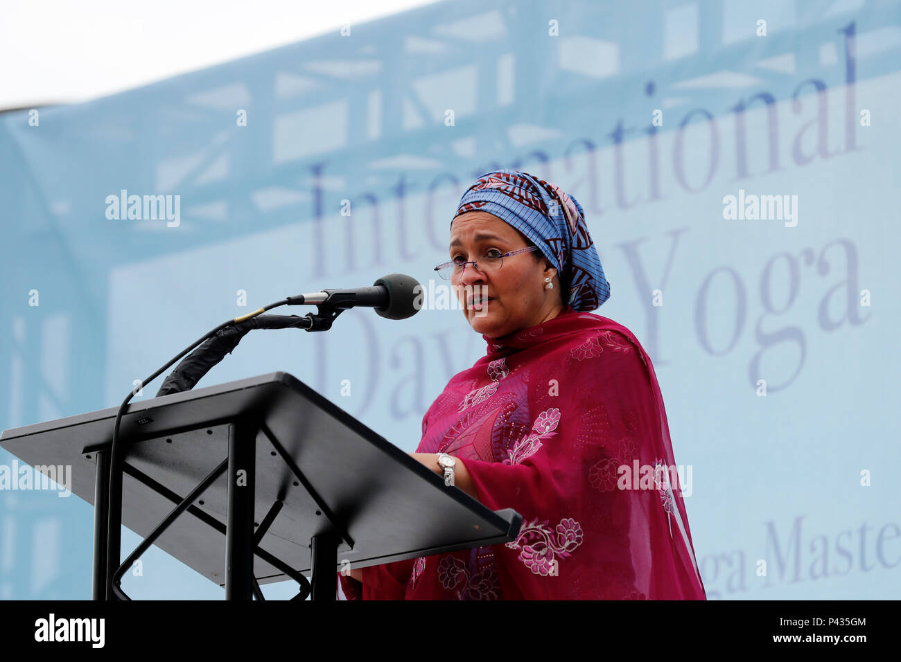 United Nations th June 18 United Nations Deputy Secretary General Amina J Mohammed Addresses An Event United Nations th June 18 United Nations Deputy Secretary General Amina J Mohammed Addresses An Event