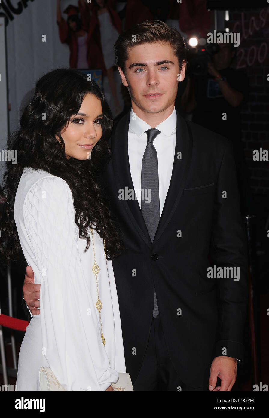 Vanessa Hudgens and Zac Efron  - High School Musical 3 Premiere at the Galen Center in Los Angeles.          -            02 HudgensVanessa EfronZac 02.jpg02 HudgensVanessa EfronZac 02  Event in Hollywood Life - California, Red Carpet Event, USA, Film Industry, Celebrities, Photography, Bestof, Arts Culture and Entertainment, Topix Celebrities fashion, Best of, Hollywood Life, Event in Hollywood Life - California, Red Carpet and backstage, movie celebrities, TV celebrities, Music celebrities, Topix, actors from the same movie, cast and co star together.  inquiry tsuni@Gamma-USA.com, Credit Tsu Stock Photo