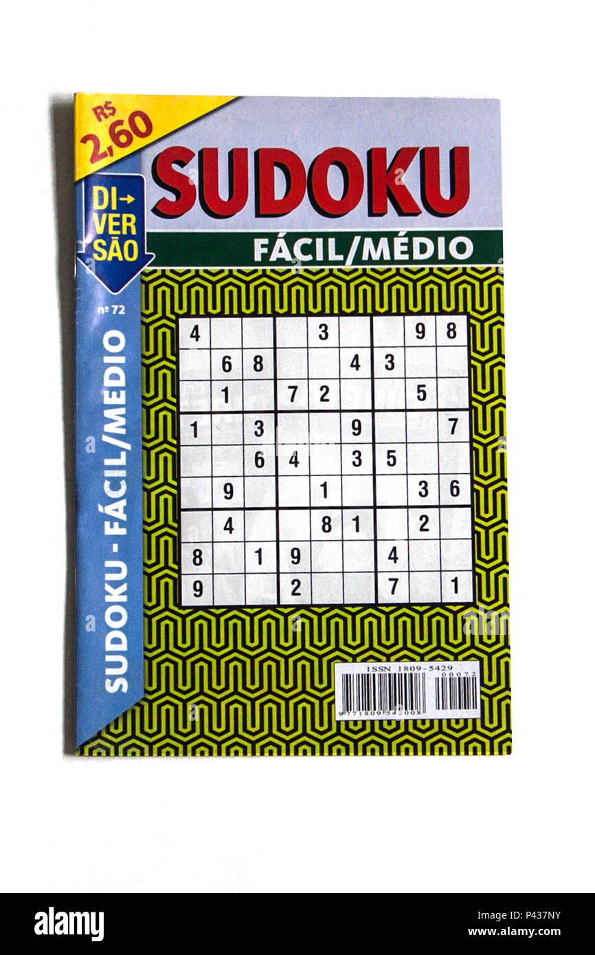 Sudoku; Coquetel Sudoku facil / medio, São Paulo, Brasil Stock Photo - Alamy